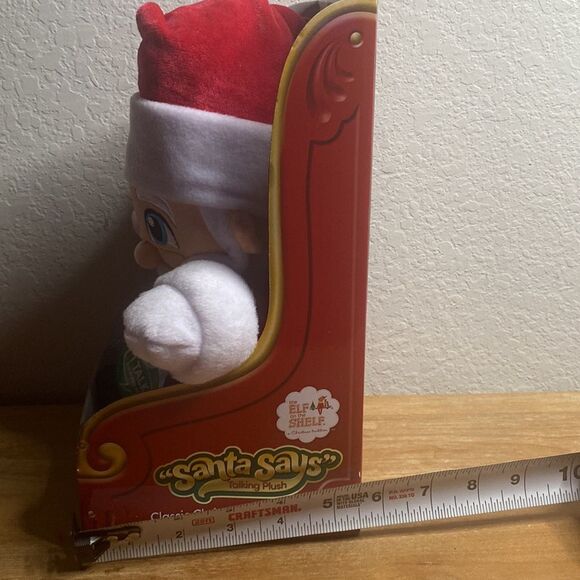 NEW The Elf on the Shelf Santa Says Talking Christmas Plush Toy - Picture 6 of 7